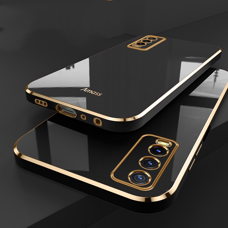 เคสซิลิโคนนิ่ม หรูหรา สําหรับ Vivo Y20 Y20S Y20i Y11S Y12S Y11 Y12 Y13 Y15 Y17 Y73 V21E V21 Pro