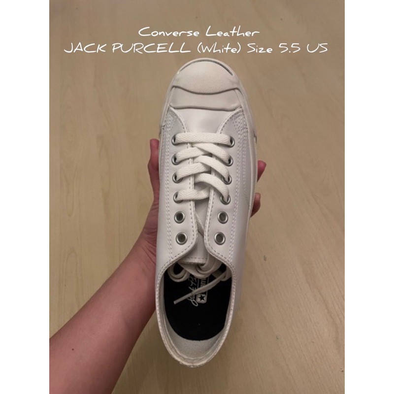 Converse Leather JACK PURCELL (White) — Japan Edition