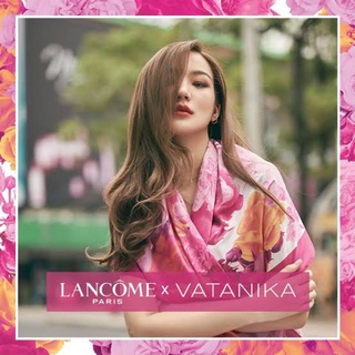 #ของจริงสวยมากกกก ‼️ ผ้าพันคอ จากดีไซเนอร์ช่ีอดัง " LANCOME X VATANIKA "