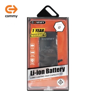 Commy แบตไอ7(1,960 mAh) ฟรี!เทปกาวติดแบต รับประกัน1 ปี Battery iP7🔥