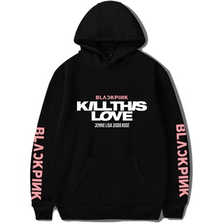 เสื้อกันหนาว มีฮู้ด พลัสไซซ์ ลาย Blackpink Kill This Love Pink Itself Kpop Pg019 ของขวัญที่ดีที่สุด สําหรับเพื่อน