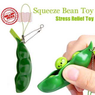 ของเล่น Fidget Toys Decompression Edamame Toys สําหรับเล่นคลายเครียด V7V4