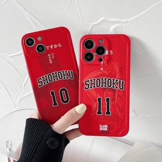 เคสโทรศัพท์มือถือ ลายการ์ตูน Slam Dunk Rukawa Maple Sakuragi หรูหรา สําหรับ iPhone 13 11 12 Pro Max 7 8 Plus X XR XSMax iPhone11