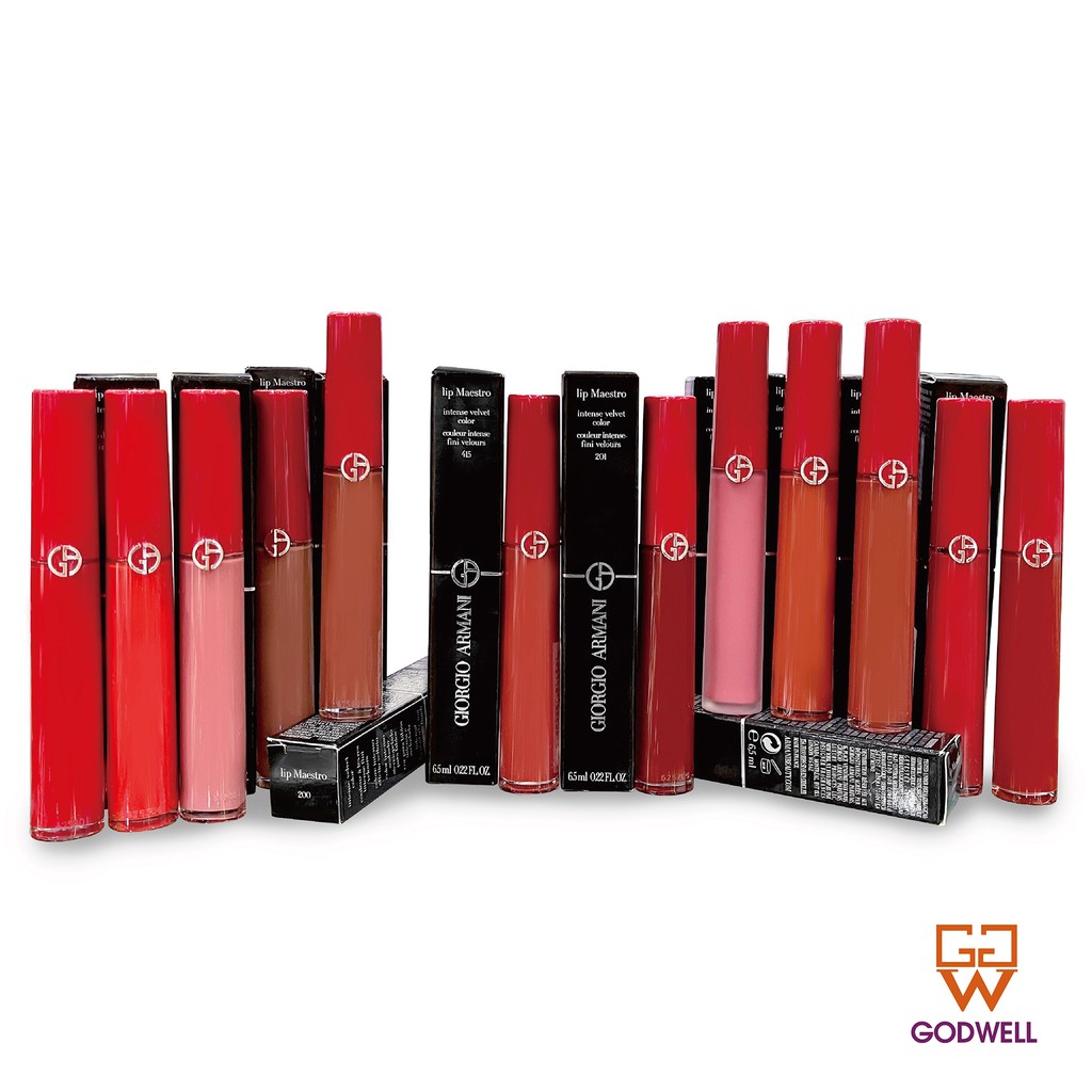 Giorgio Armani - Lip Maestro Lipsticks Collection 410/204/415/206/405/202/201/200/500/300/402/401/400/416/205/202  - Ship From Hong Kong | Shopee Thailand
