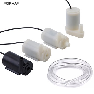 Gpha USB DC 5V เสียงเบา มอเตอร์ไร้แปรงถ่าน ปั๊มน้ําจุ่ม ขนาดเล็ก