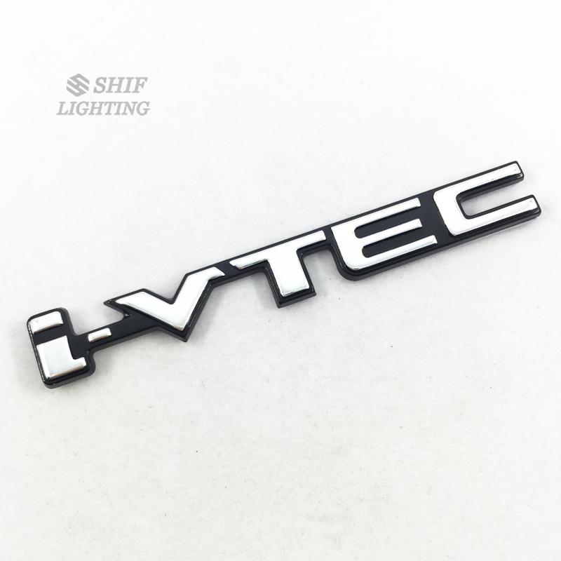 1 x ABS i-VTEC โลโก้ตัวอักษร รถ ด้านหลังอัตโนมัติ ฝากระโปรงหลัง ตกแต่งตราสัญลักษณ์ สติกเกอร์ รูปลอก Honda