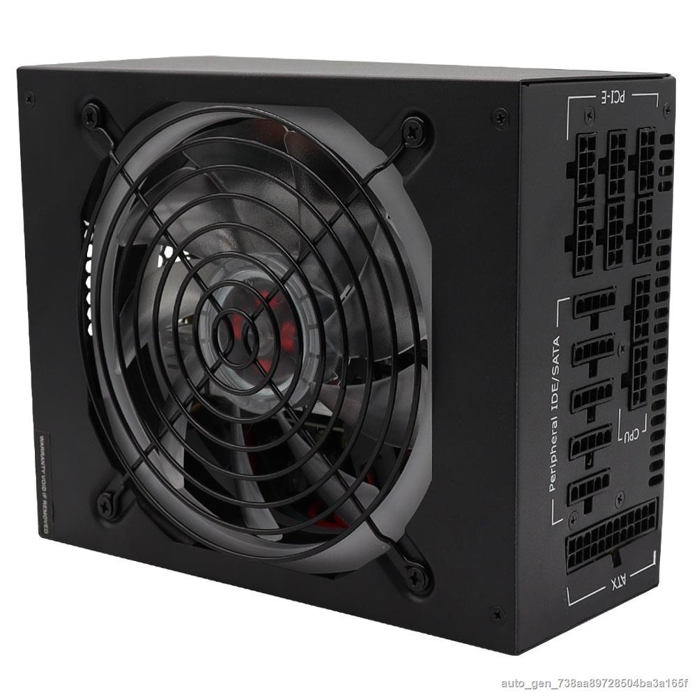Full Modular 2000W Colorful PSU ATX Gold Mining Power Supply For BTC