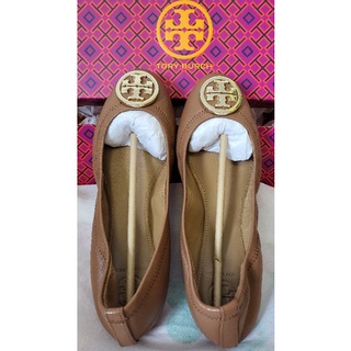 รองเท้าทรงบัลเล่ต์ Tory Burch ไซส์ 37 สีน้ำตาล (มือสอง)