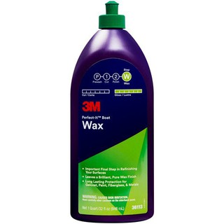 3M น้ำยาแว๊กเงาสูงสุด Perfect-it Canuba Boat Wax 36113 1ลิตร