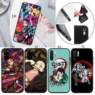 Ar110 เคสโทรศัพท์มือถือแบบนิ่ม ลายดาบพิฆาตอสูร Tanjirou สําหรับ Huawei Nova 5T 4E 3 3i 2i Mate 20 10 Lite Pro