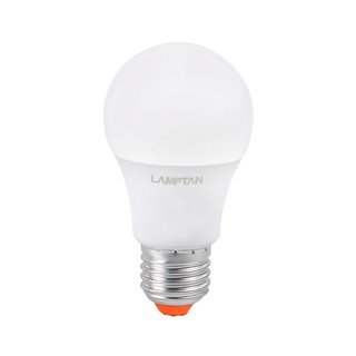 หลอด LED LAMPTAN A60 WW 9วัตต์ สีเหลือง หลอดไฟภายในบ้านเอนกประสงค์