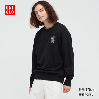 Uniqllo เสื้อสเวตเตอร์ส ําหรับผู้ชายผู้หญิงแขนยาว ( Ut ) Jason Polan ( 437283