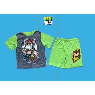 ✅ [6-7Y] Ben10 T-Shirt And Shorts Set ชุดเซ็ต เบนเทน เสื้อยืดและ กางเกงขาสั้น