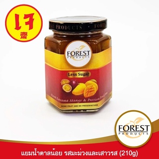 Forest Products แยมมะม่วงและเสาวรส (สูตรน้ำตาลน้อยกว่า)A SOFTER SET JAM น้ำหนัก 220 กรัม