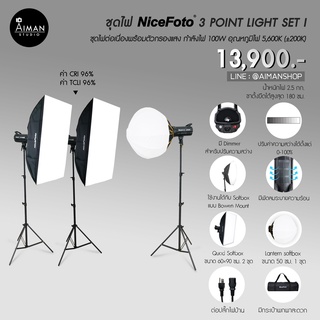 ชุดไฟ NiceFoto 3 POINT LIGHT SET I