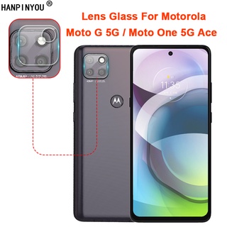 For Motorola One 5G Ace / Moto G 5G / Plus Clear Ultra Slim Back Camera Lens Protector Rear Camera Lens Cover Soft Fiber Tempered Glass Guard Protection Film