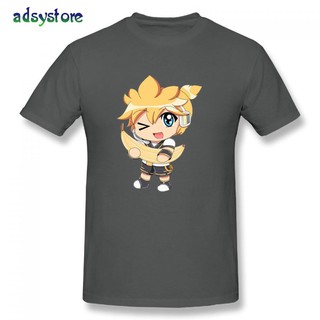 เสื้อยืดคอกลม พิมพ์ลาย Howar Chibi Kagamine Len สําหรับผู้ชาย