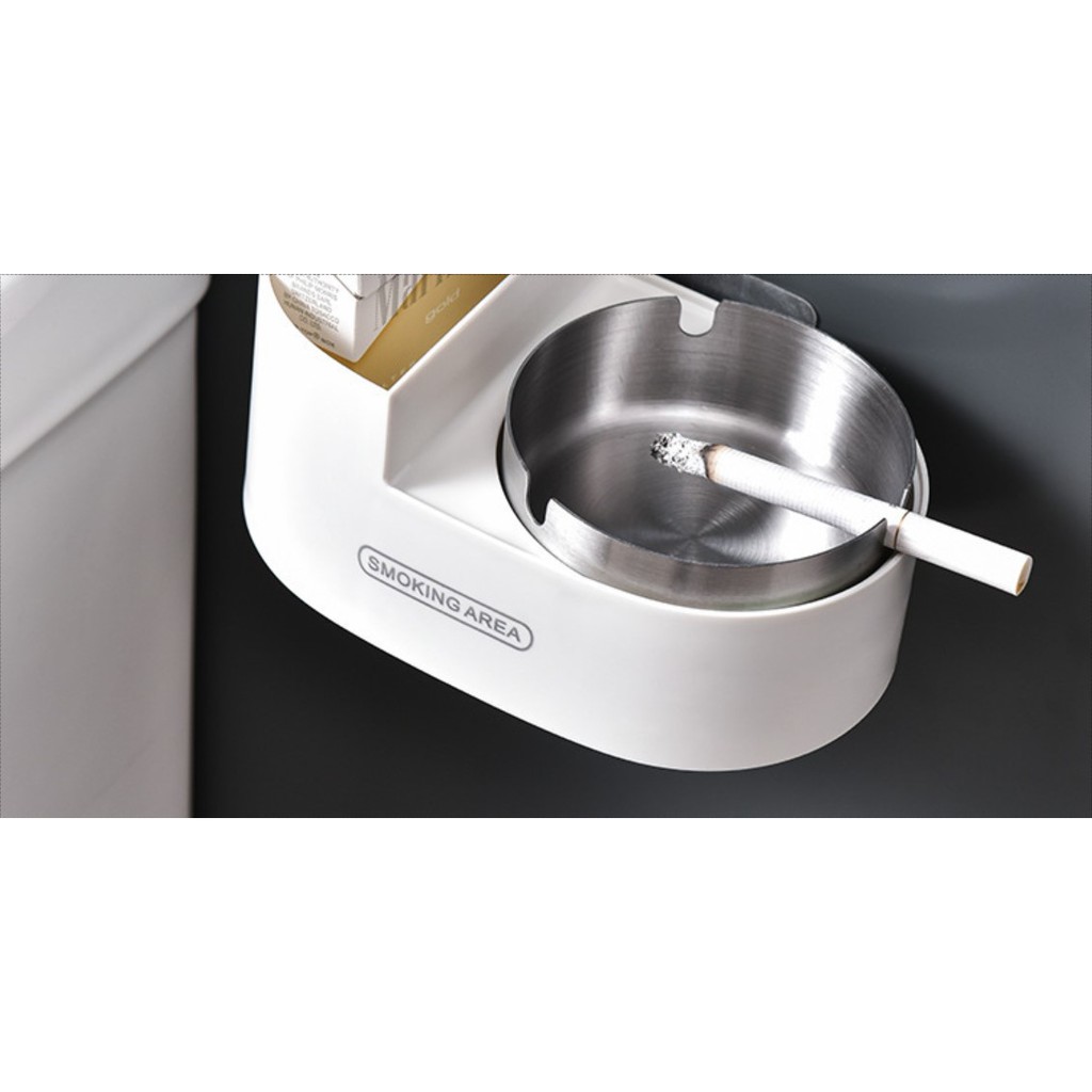 🎉สินค้าพร้อมส่ง🎉 ที่เขี่ยบุหรี่สแตนเลส ที่เขี่ยบุหรี่ ที่เขี่ยบุหรี่ในห้องน้ำ ที่เขี่ยบุหรี่ติดผนัง - รูปที่ 5