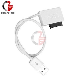 usb 2 . 0 to mini sata 7+6 13 pin อะแดปเตอร์แปลงสายเคเบิ้ลสําหรับโน้ตบุ้ค cd/dvd romline drive