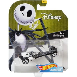 Hot Wheels Jack Skellington Vehicle 1:64 Scale Hot Wheels Jack Skellington ยานพาหนะ สเกล 1:64