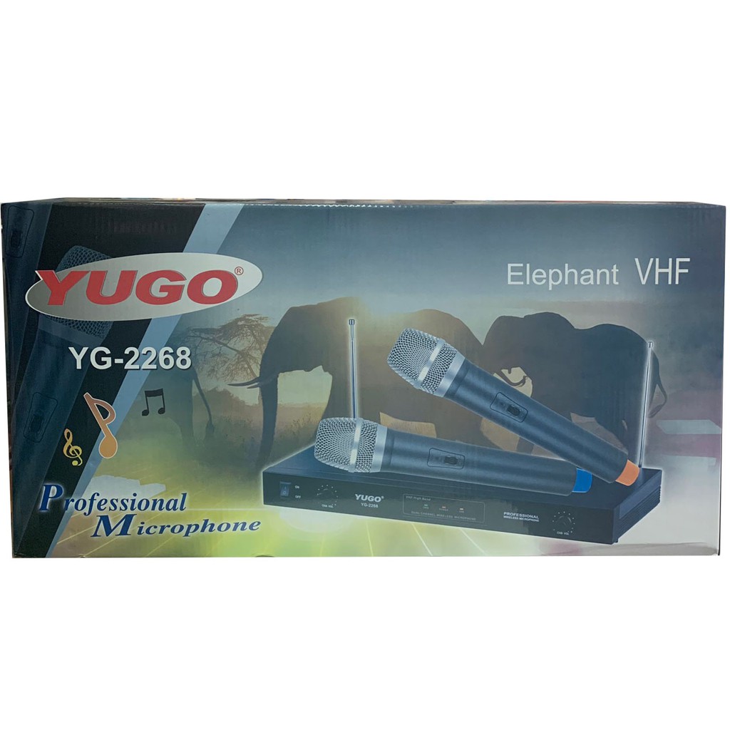 YUGO เครื่องไมค์โครโฟนไร้สายย่าน VHF YG-2268