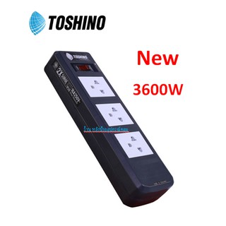 Toshino ปลั๊กไฟ มอก. BVC315T-3M  3 ช่อง ยาว 3 เมตร ป้องกันไฟกระชาก