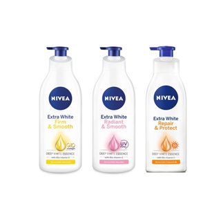 NIVEA นีเวีย Extra White Lotion 600 ml.(เลือกสูตรได้):Repair & Protect