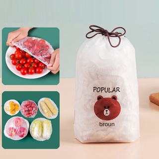 COMBO 100 Túi Bọc Thực Phẩm Đồ Ăn Chống Bụi, Túi Màng Bọc Đựng Thực Phẩm Dùng Một Lần Tiện Lợi