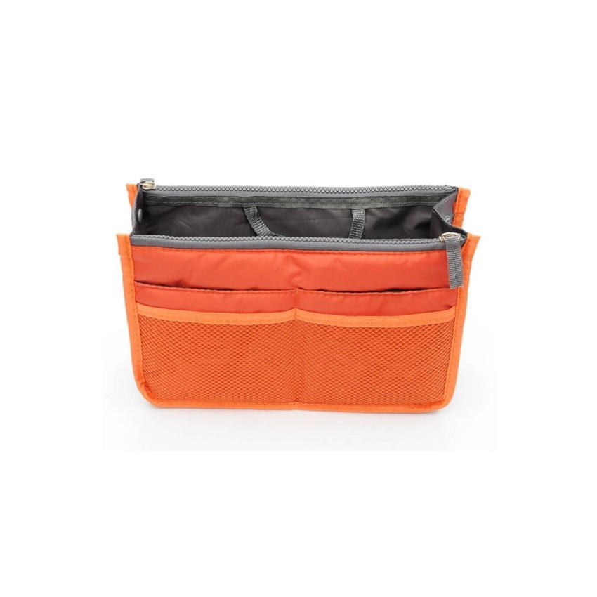 KY กระเป๋าจัดเก็บสัมภาระ 13 ช่อง รุ่น KJ9 - สีส้ม/เทา