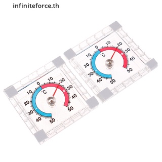 [INTH] เครื่องวัดอุณหภูมิร้อน ทรงสี่เหลี่ยม สําหรับติดผนัง สวน บ้าน