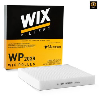 Wix กรองแอร์ Honda Civic FC,FK City Jazz(GE,GK) BRV HRV Brio Mobilio Freed 2014-2019 [OEM:80292-TF0-G01] WP2038