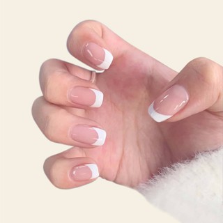 24pcs Two Tone Acrylic Nails #6