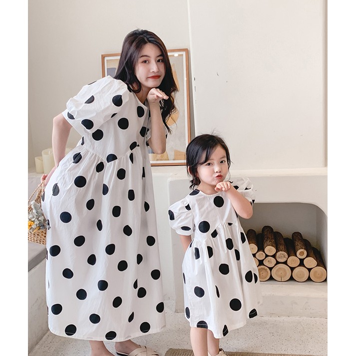 ชุดเดรสสไตล์ Marimekko แขนตุ๊กตา สินค้าเด็กคุณภาพจาก IdeaKidShop