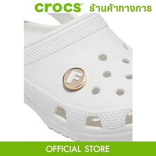 CROCS Jibbitz Gold Letter F ตัวติดรองเท้า