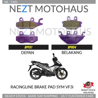 Sym VF3 VF3i ผ้าเบรค สําหรับรถแข่ง Depan / Belakang