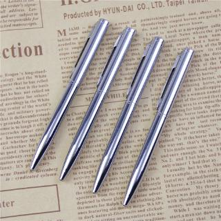 1pc Metal Ballpoint Pen Rotating Pocket Pen Portable Ballpoint Pen Small Oil Pen Exquisite Simple Pen