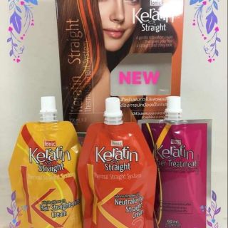 น้ำยายืดผมเคราตินIONIC Keratin Straight ขนาด  150 มล.