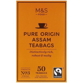 M&amp;S pure origin assam tea bags 50 teabags