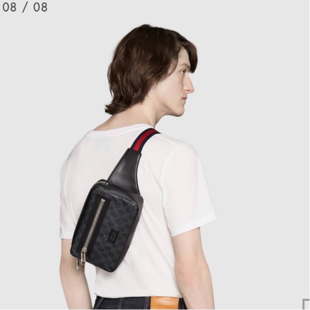 gucci gg black belt bag