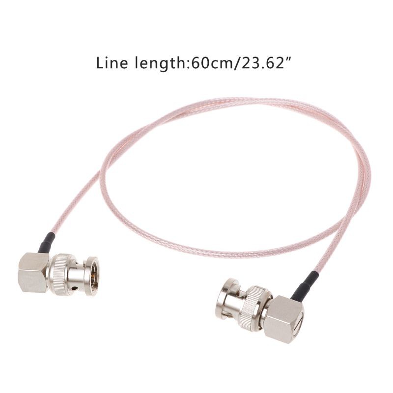 สายเคเบิลเชื่อมต่อวิดีโอ HD SDI RG 179 BNC Male to BNC Right Angle Plug สำหรับ BMCC