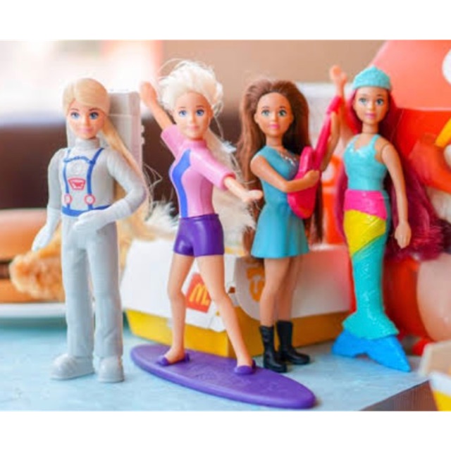 ❤️ราคานี้ได้ครบชุด4ตัว❤️Happy meal Mcdonald’s Mc แฮปปี้มีล แมคโดนัลด์ บาร์บี้ Barbie