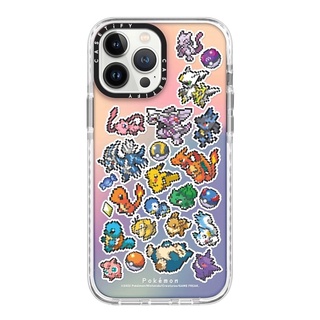 (พร้อมส่ง)13ProMax/13Pro/12ProMax/11 Casetify Pixel Pokemon Sticker Mania Impact Case