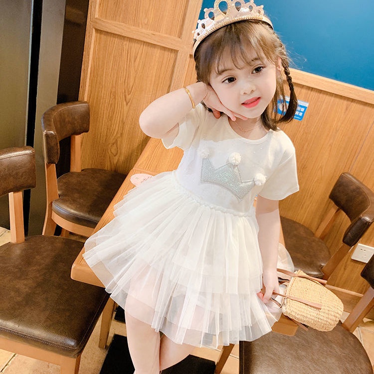 1-6Year Old Baby Girl Dress Suit Korean Fashion Cotton Pink Princess Baju Birthday  Dress 6Jkq hN5M - hh94264.th - ThaiPick