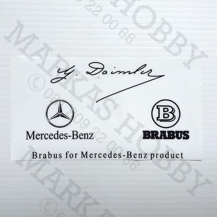 สติ๊กเกอร์ / สติ๊กเกอร์ Brabus สําหรับผลิตภัณฑ์ Mercedes-Benz