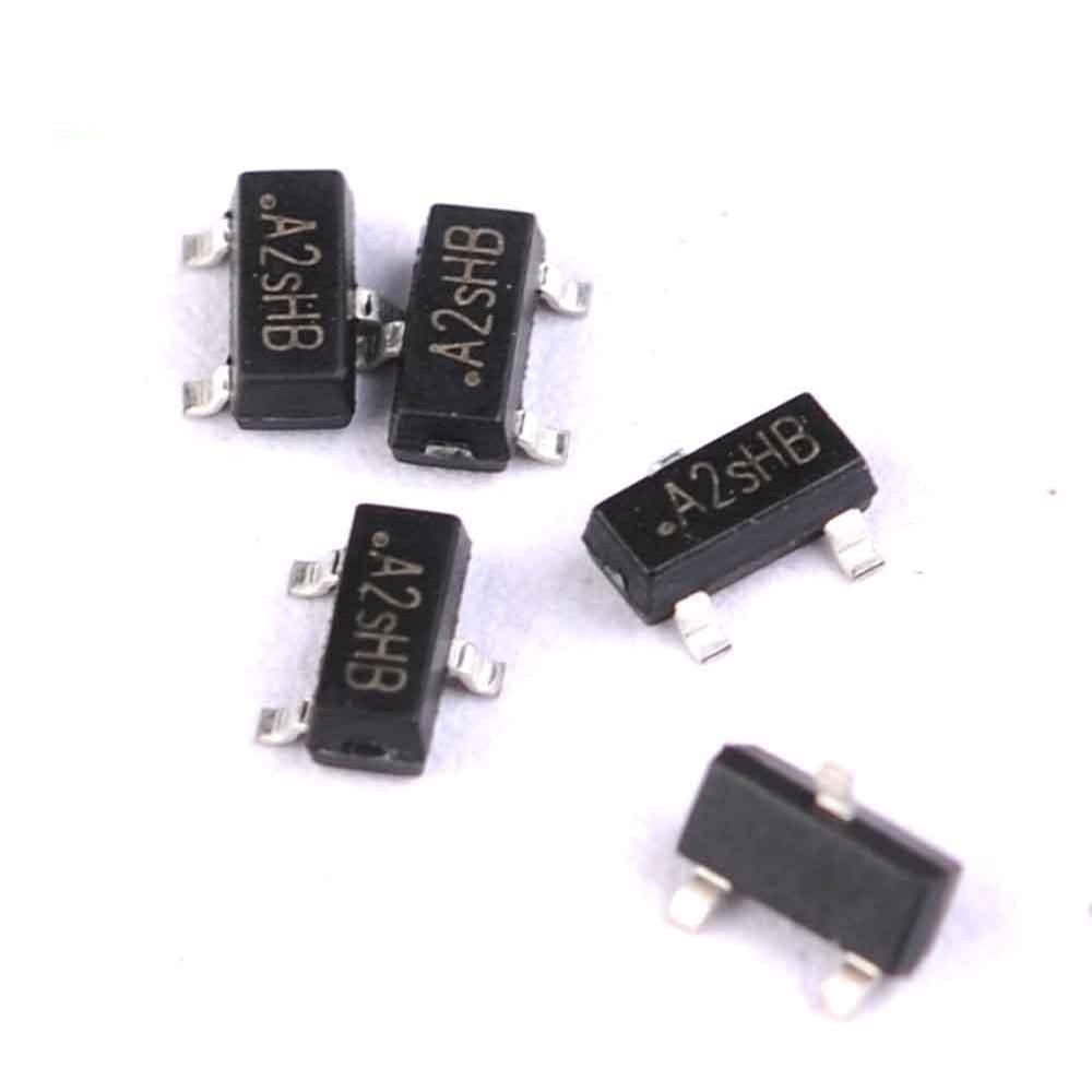 ชุด Mosfet SI2302 A2SHB SOT23 2.5A/20V N-channel SMD 50 ชิ้น