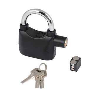 กุญแจ Alarm Lock 70 MM ห่วงสั้น BLACKALARM LOCK 70 MM. BLACK SHORT PADLOCK