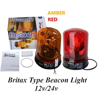 Britax หลอดไฟ ชนิด BEACON สีแดง 12V 24V