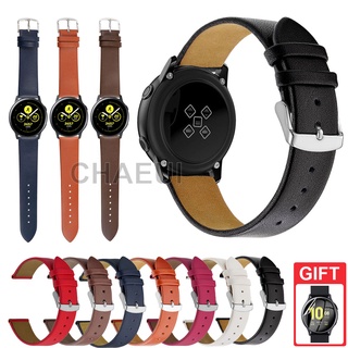 สายนาฬิกาข้อมือ สายหนัง สําหรับ Samsung Galaxy Watch Active 2 40mm 44mm