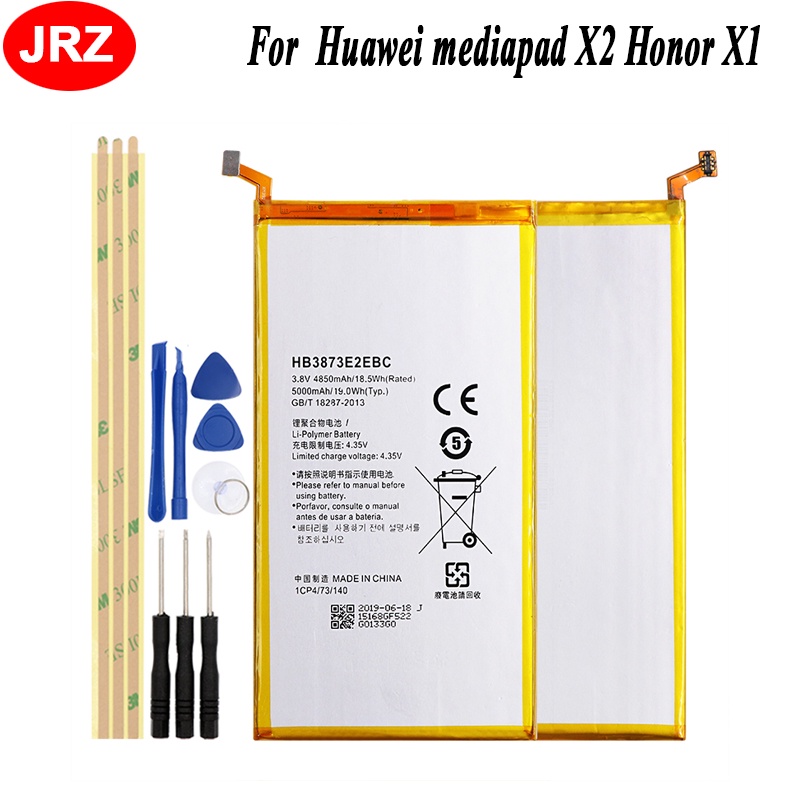 5000mAh 4.35V HB3873E2EBC Battery For Huawei mediapad X2 Honor X1 7D-503L 7D-501U Top Quality Replac