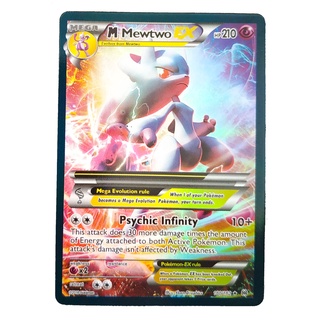 Mewtwo Mega EX 160/162 มิวทู Pokemon Card Vivid Series ภาษาอังกฤษ